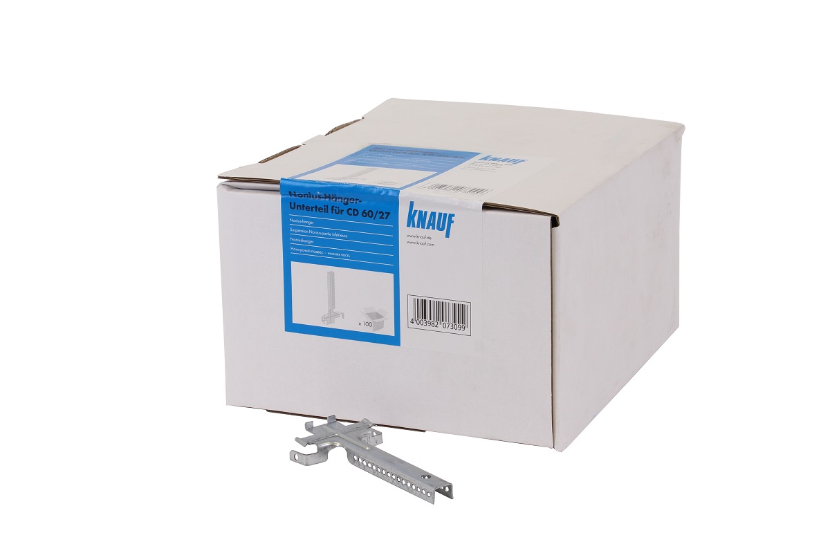 Dolna część wieszaka Knauf Nonius do CD 60/27 à opakowanie 100 sztuk