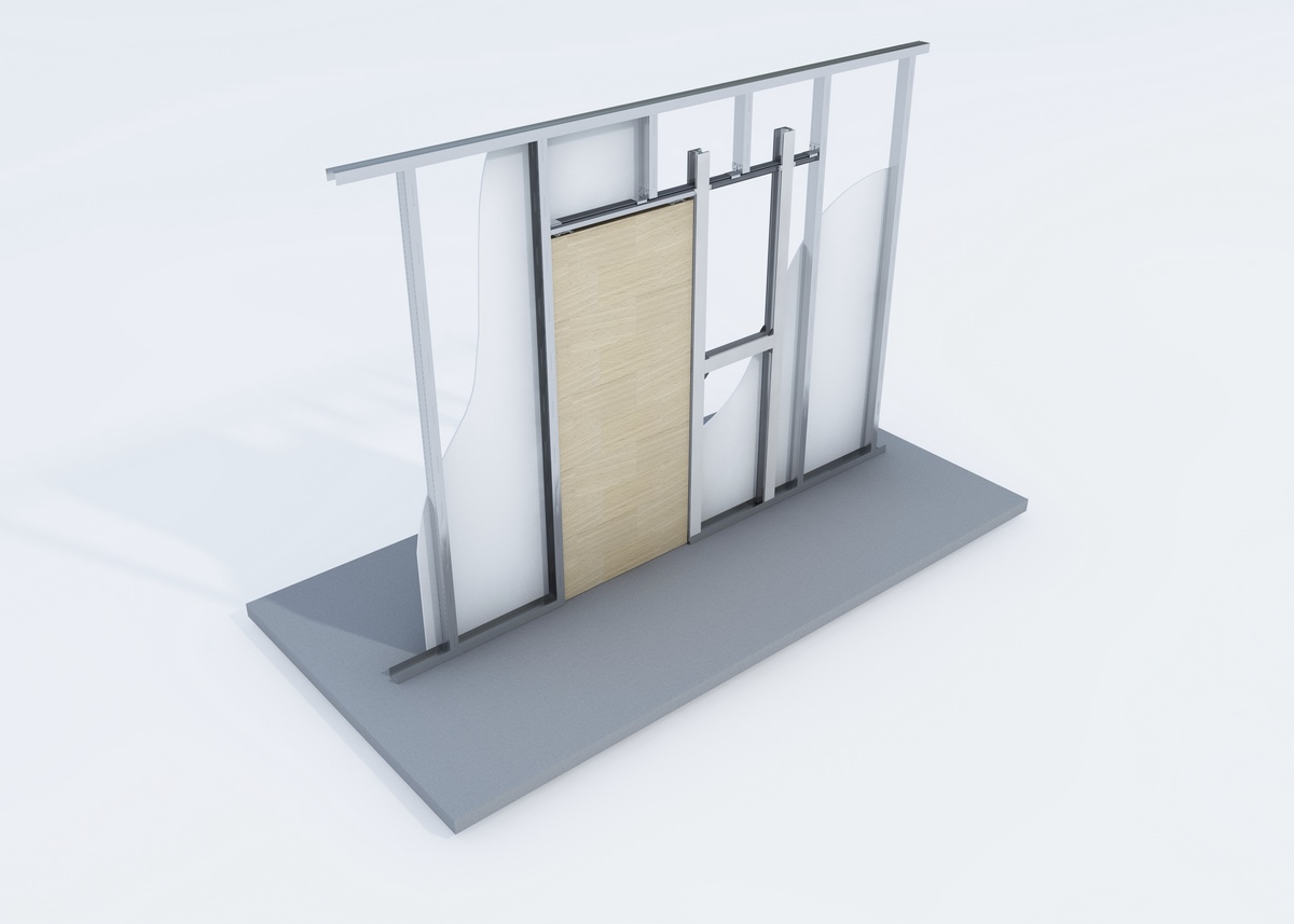Knauf Pocket Kit f. Drzwi przesuwne Htbl. 610/735/860/985 x 1985/2110m