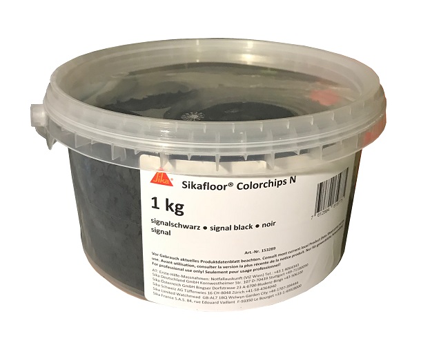Sikafloor Colourchips N 3mm czarny sygnałowy pojemnik 1kg