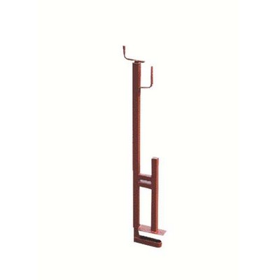 Schake guardrail clamp with screw-on crank, painted