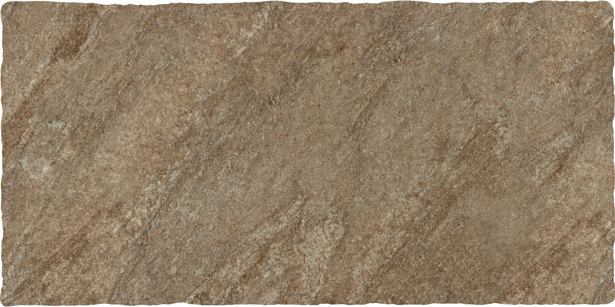 GZO Anticato Quarzite Mix 40/80/2 cm dunkelbraun/schwarz