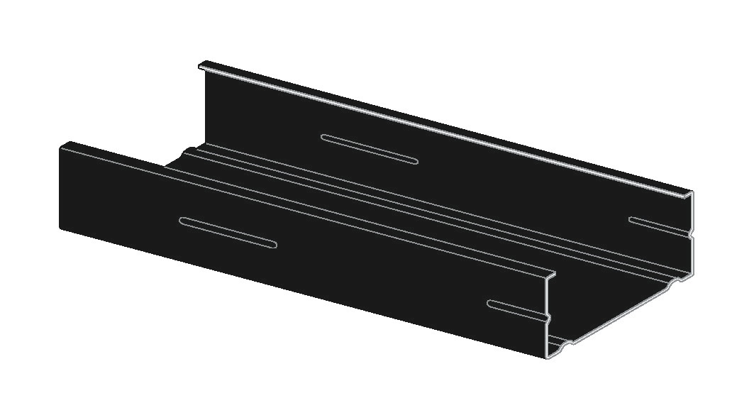 Knauf CW stand C3 black 100x50x06mm 4000mm