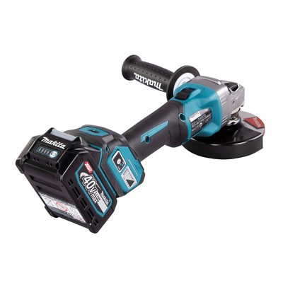 Akumulatorowa szlifierka kątowa Makita 40V 125mm 2 akumulatory + ładowarka w MAKPAC