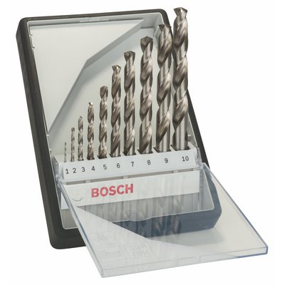 Bosch metal drill bit set HSS-G Robust Line 10 pcs.