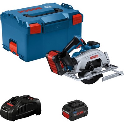 Akumulatorowa pilarka tarczowa Bosch GKS 18V-57-2 PROFESSIONAL w zestawie L-BOXX 238