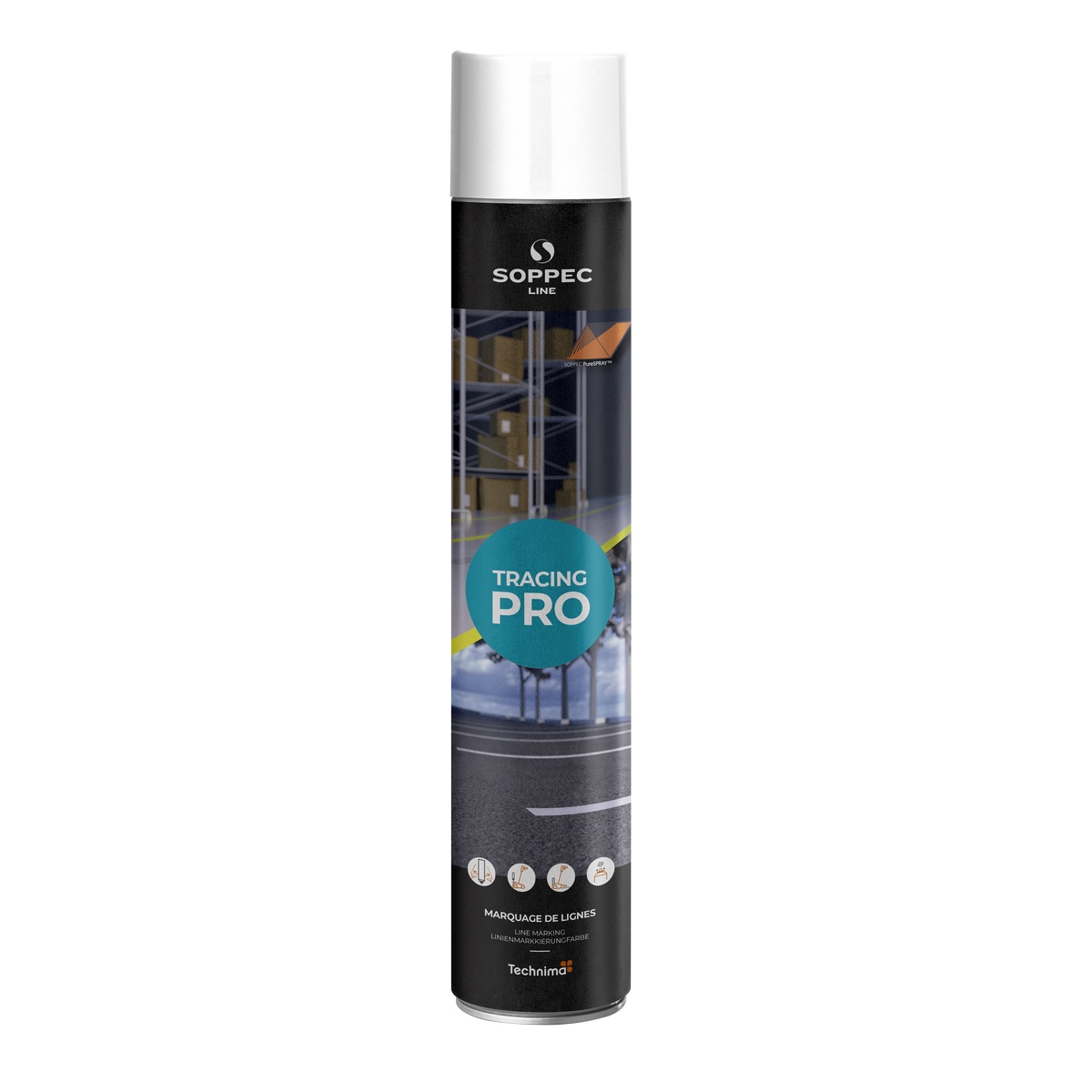 Technima Tracing PRO 750ml biały spray do znakowania linii - 152000
