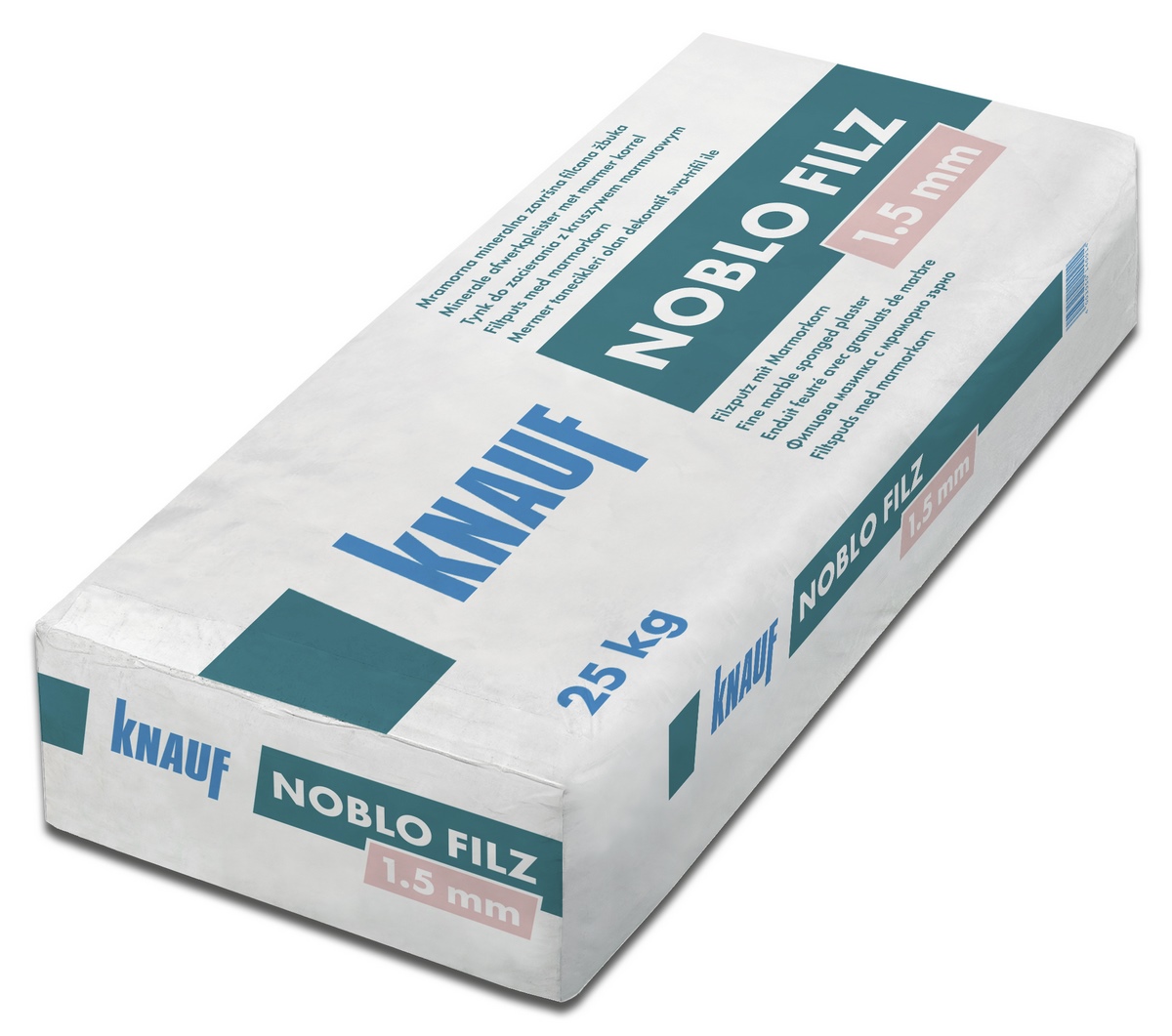 Knauf Noblo Felt 1,5 mm barwiony 25 kg Tynk filcowy i tynk talerzowy z ziarnem marmuru