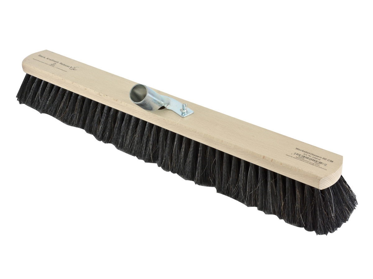 Brush bristle mix 60cm Ø 28mm with metal handle holder