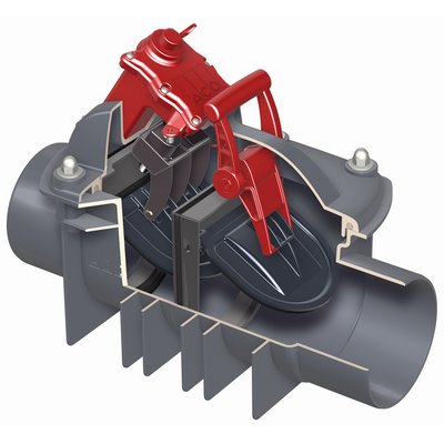 ACO Quatrix-K automatic faecal backflow preventer type 3 DN125 for exposed pipes
