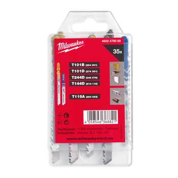 Milwaukee jigsaw blade set 35 pcs.
