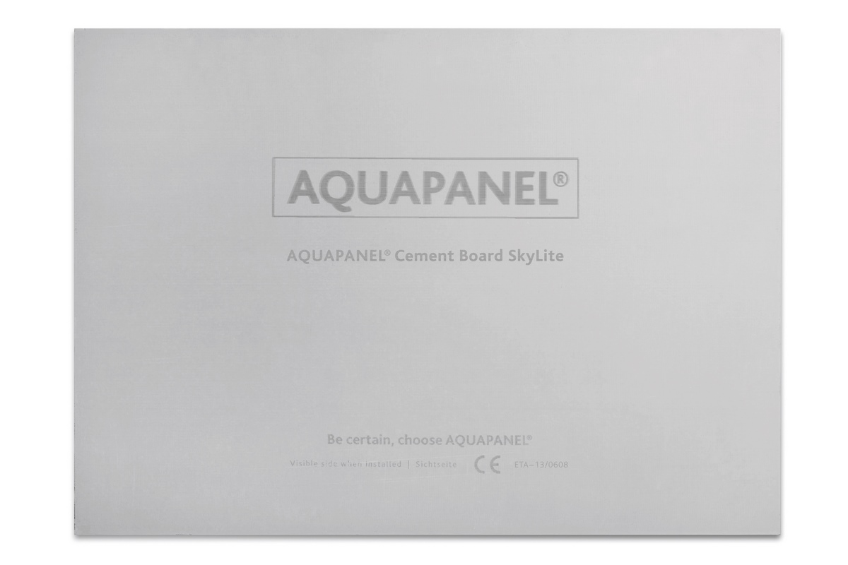 Knauf AQUAPANEL Cement Board SkyLite 900x1250x8mm - 80 pcs/pal. -