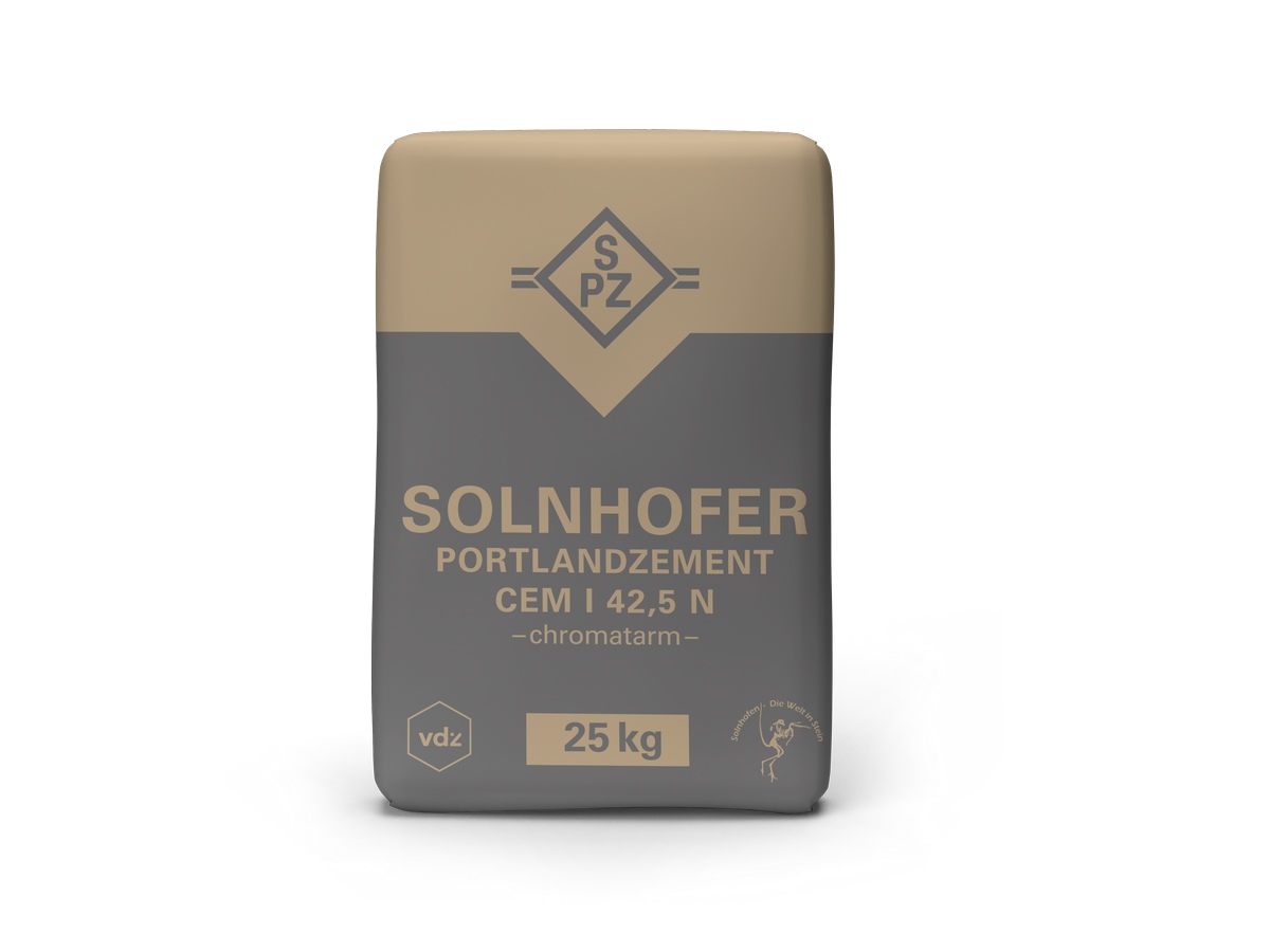 Solnhofer Portlandzement CEM I 42.5 N 25kg chromatarm Normalzement