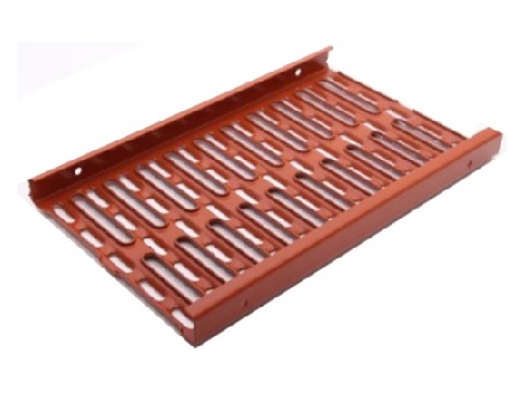 LEH PB safety grating 250x400mm brick red