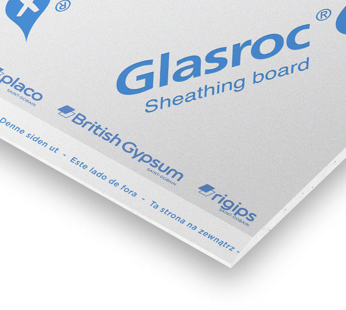 Rigips Glasroc X AK with fleece reinforcement 12.5 x 1250 x 2000 mm, 50 pcs/pallet