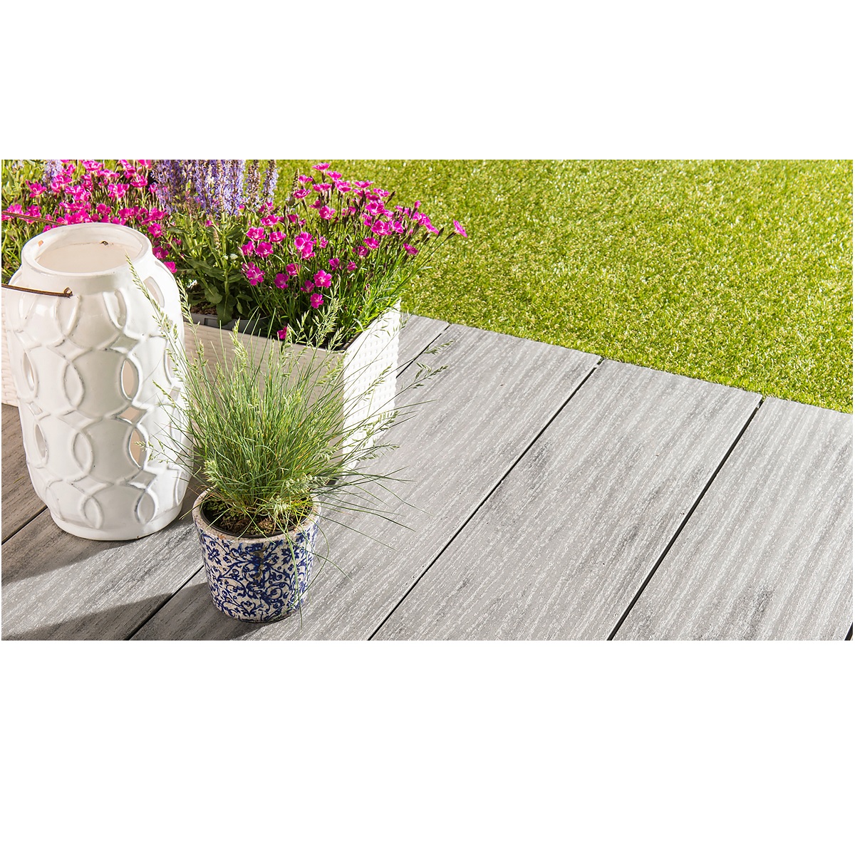 NIF WPC-Diele Rationelle select 4.00m Naturlinie-Edition 21x244 graphitgrau