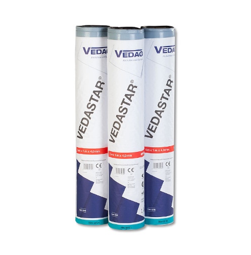 VEDASTAR Autumn brown roll 1x5m cold self-adhesive elastomer bitumen sheeting