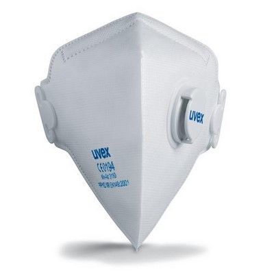 Uvex FFP1 składana półmaska z zaworem uvex silv-Air 3110 biała - 3 szt