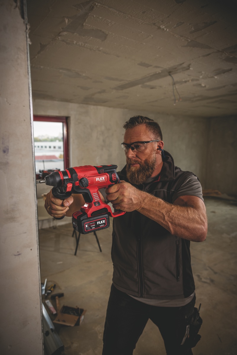 FLEX Cordless combi hammer drill 18 V CHE 18.0-EC C - 491284