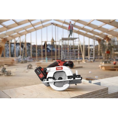FLEX cordless circular saw with pendulum bonnet CS 62 18.0-EC C without battery and charger