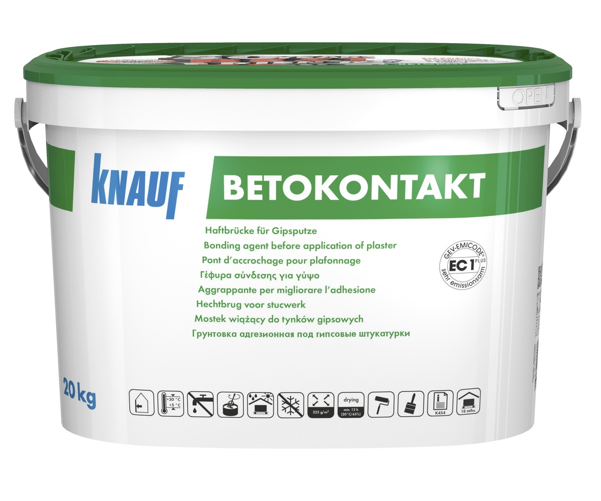 Knauf Betokontakt 20kg Haftbrücke für Gipsputze auf Beton