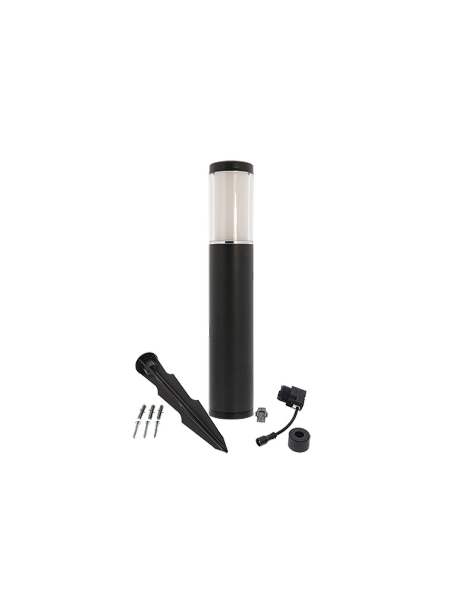 in-lite lampa podłogowa LED Liv Low dark 12V 2W czarny ciepły biały (aktualizacja)