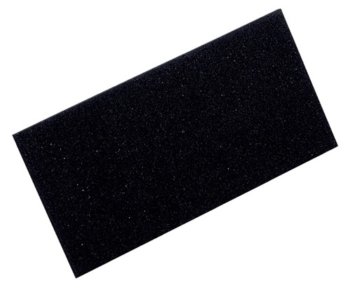 Podkładka z gumy komórkowej L280xW140xS10mm czarna