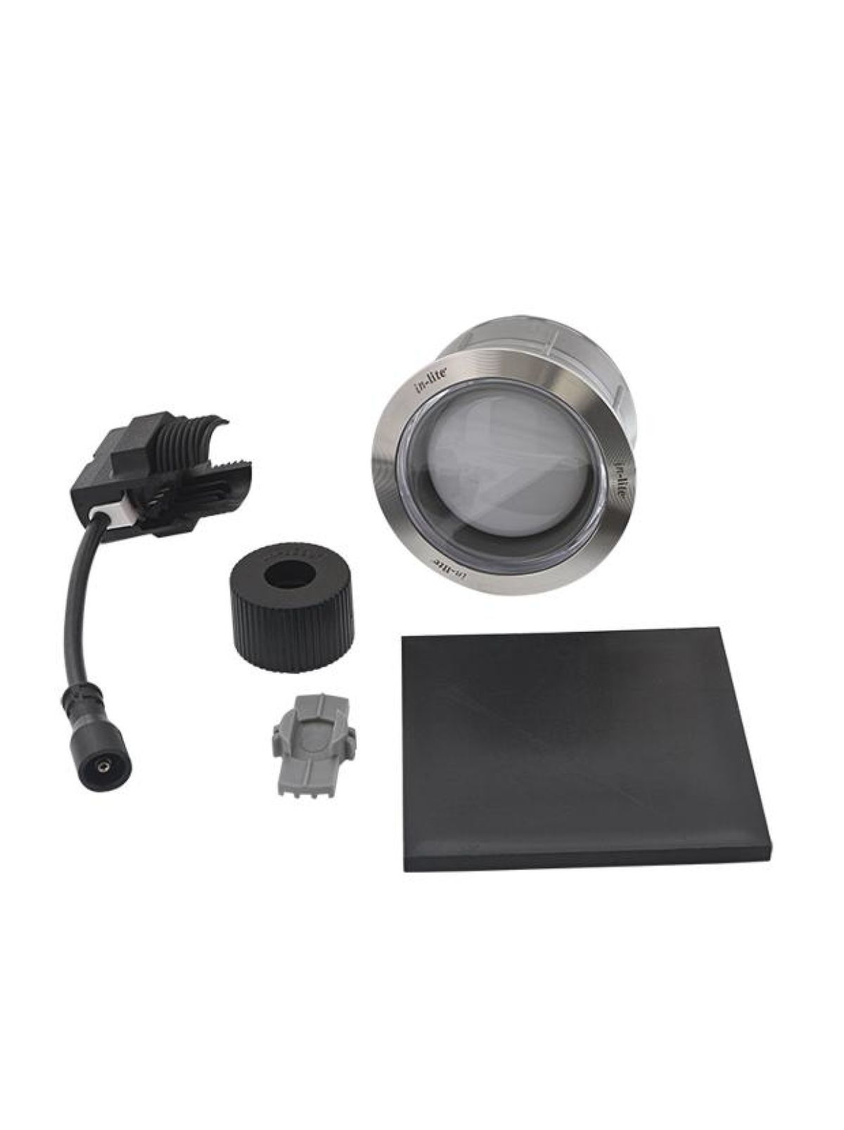 in-lite Einbauleuchte LED FUSION 12V 1W RVS Ø60mm warmweiß