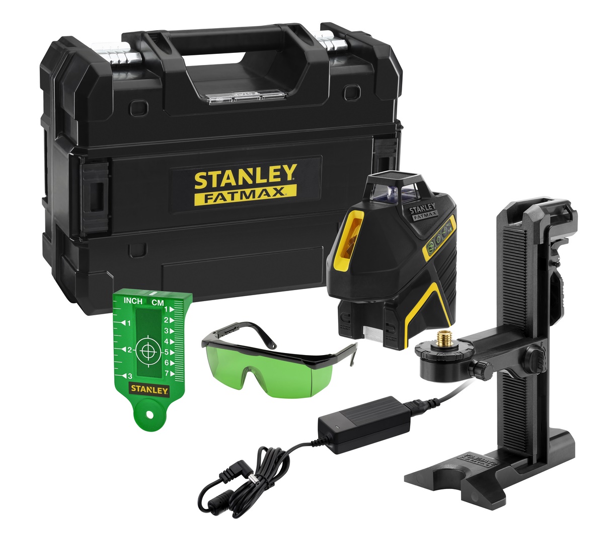 Laser liniowy SBD FM 360° SLG-2V FatMax z wbudowanym akumulatorem litowo-jonowym zielony