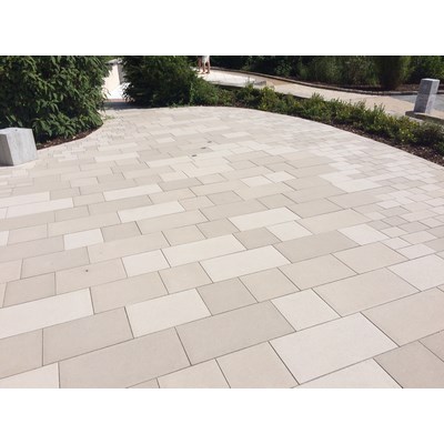 GDM MOLINA silco light limestone small paving system 8cm without chamfer