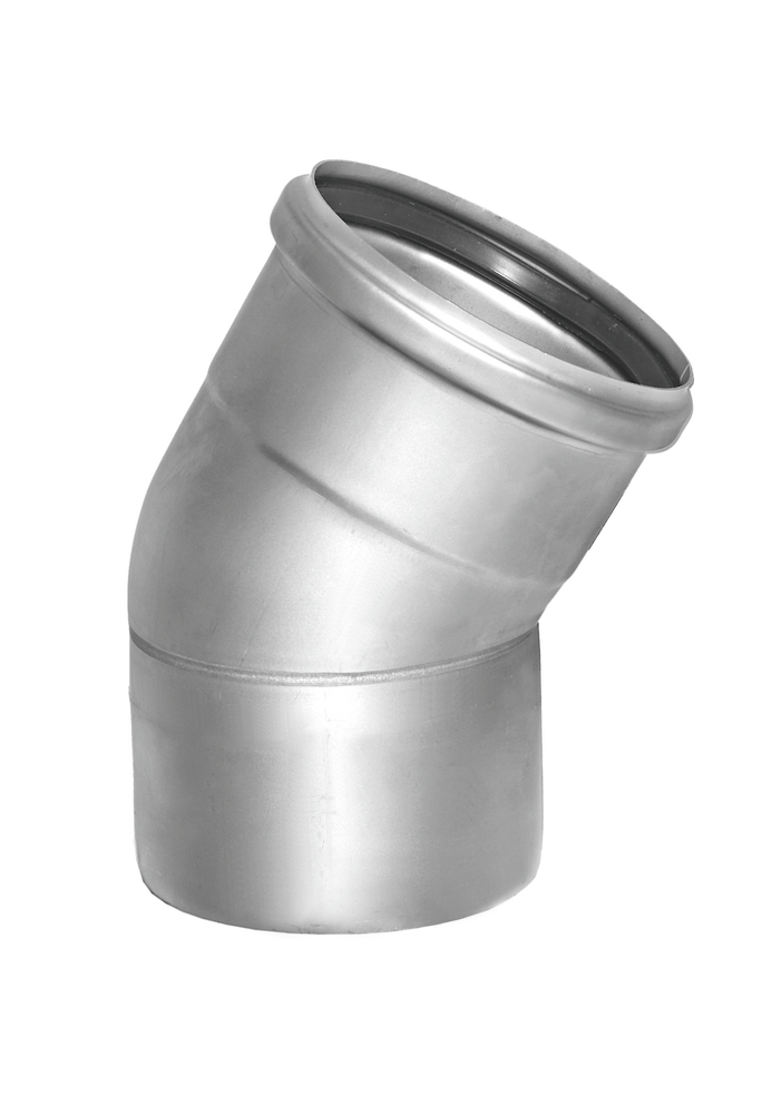 SitaPipe bend 87 5° 70/75 stainless steel w.one-sided push-fit socket - 70048875