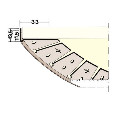 Profil krawędziowy Maisch TB 10mm 3m 03768 300.0