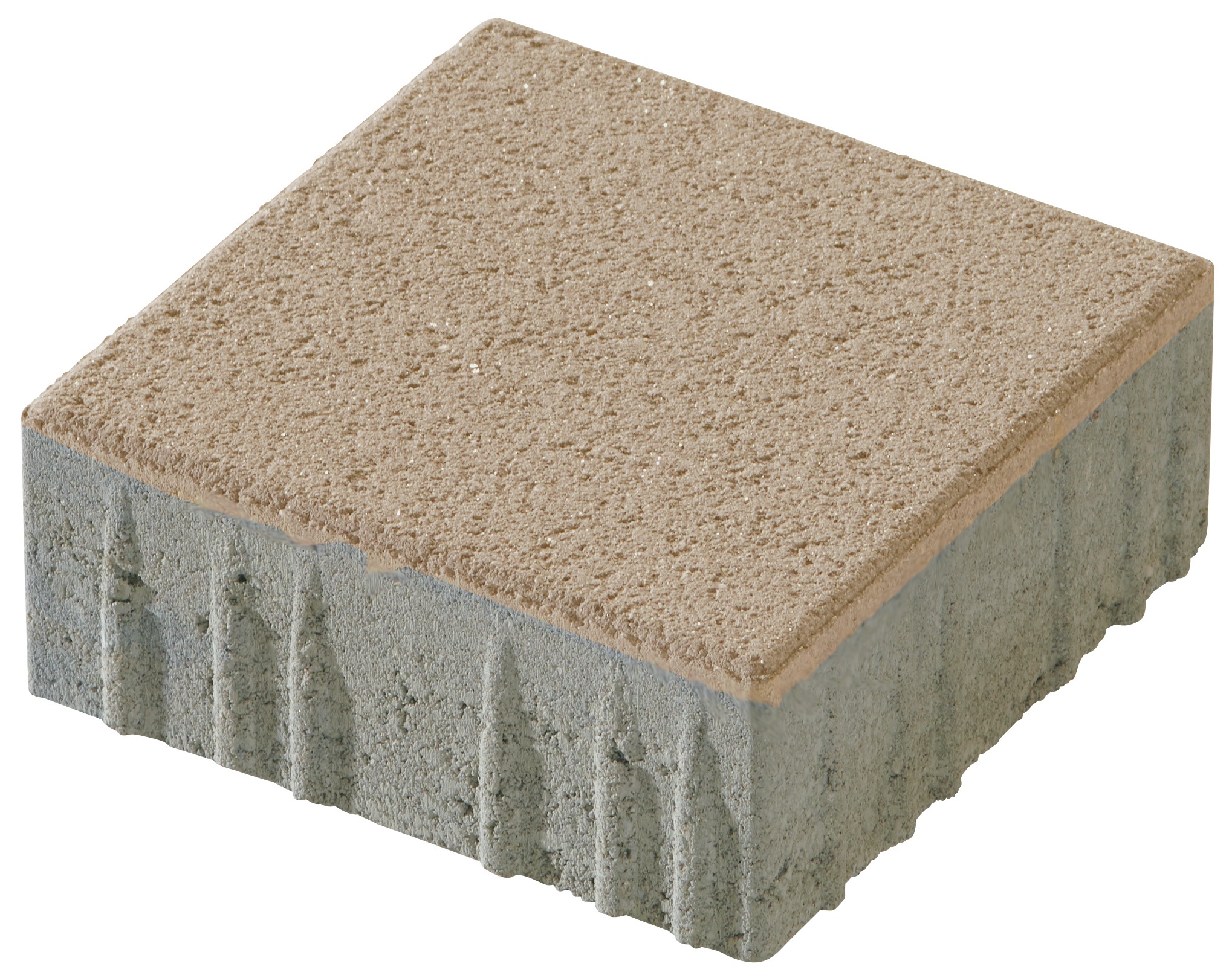 Plaster Vios 20x20x8cm beżowy śrutowany