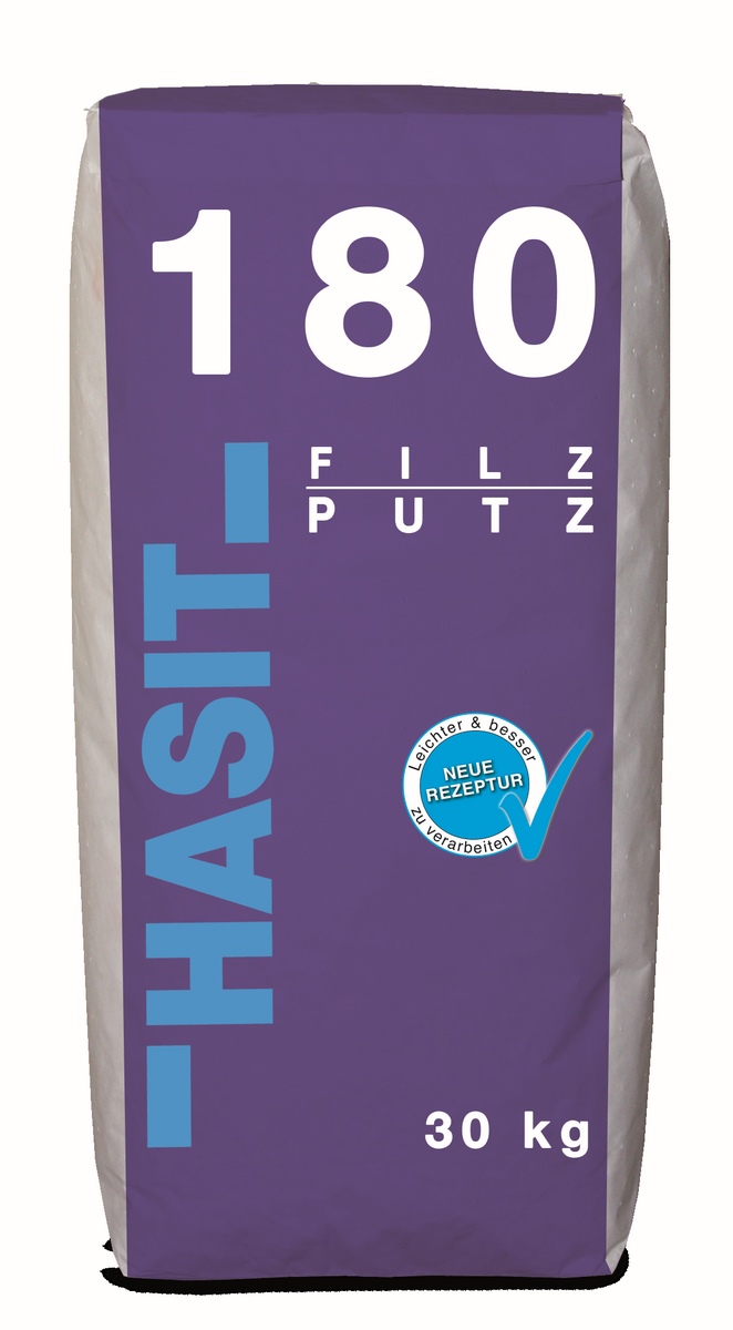 Hasit 180 Interior base plaster 30kg f. interior 0-1mm gypsum-cement plaster