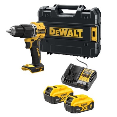 SBD Akumulatorowa wiertarko-wkrętarka udarowa DEWALT 2 x 5,0 Ah - DCD100YP2T-QW