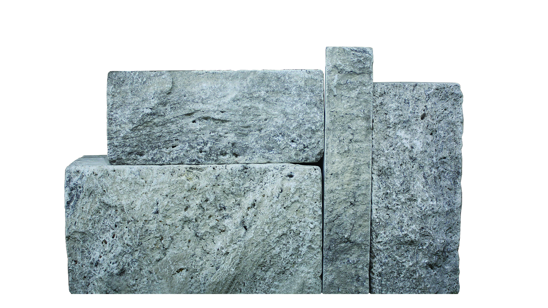 Lagotrade Silver silver-grey masonry block 30-50/22.5/18-20 cm