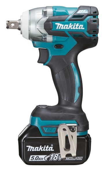 Makita cordless impact wrench 18V/5.0Ah DTW285RTJ w. 2 batteries in MAKPAC