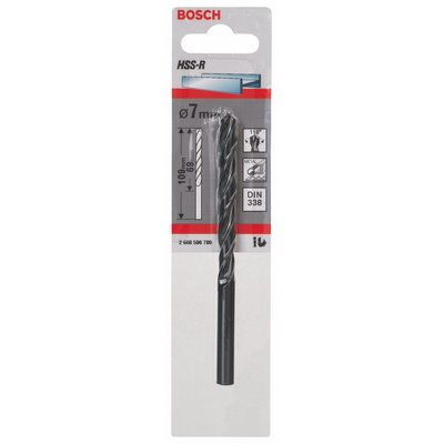 Bosch metal drill HSS-R DIN365 7x69x109mm