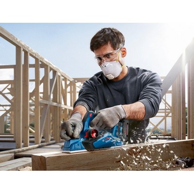 Bosch GHO 18V-26 PROFESSIONAL cordless planer in L-BOXX 238 with accessories