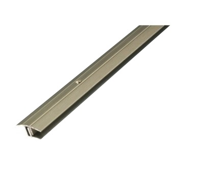 PLP 7/17 transition aluminium stainless steel design 38x2700mm parquet and laminate system