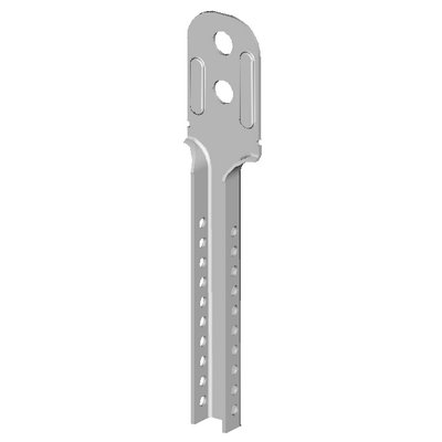 Kimmel nonius hanger upper part no. 115 Usable length 85mm perforated