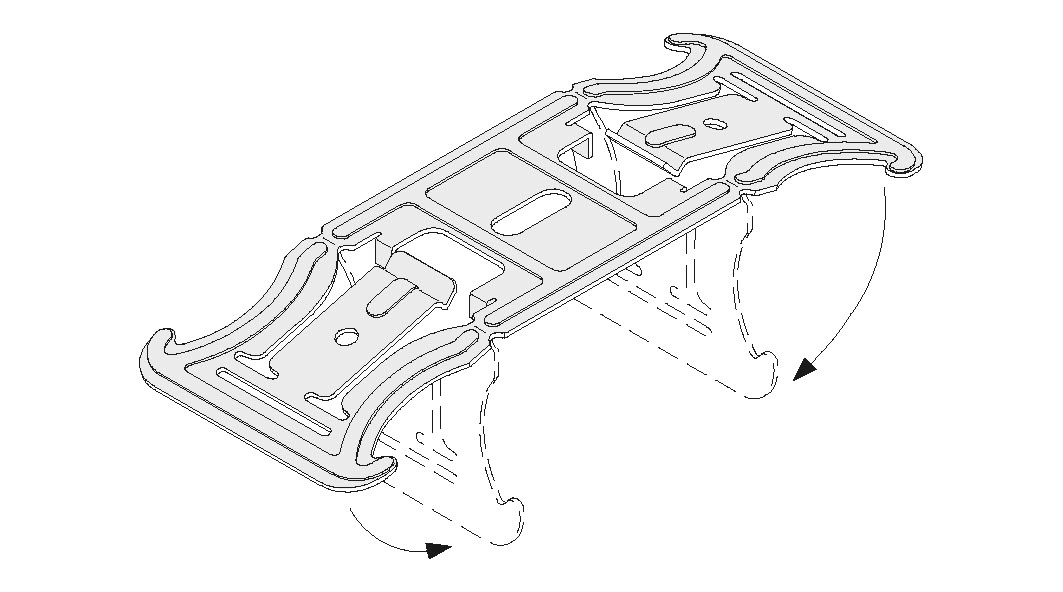 Knauf Kreuzverbinder f. CD-Profil 60/27 à 100 Stück Paket