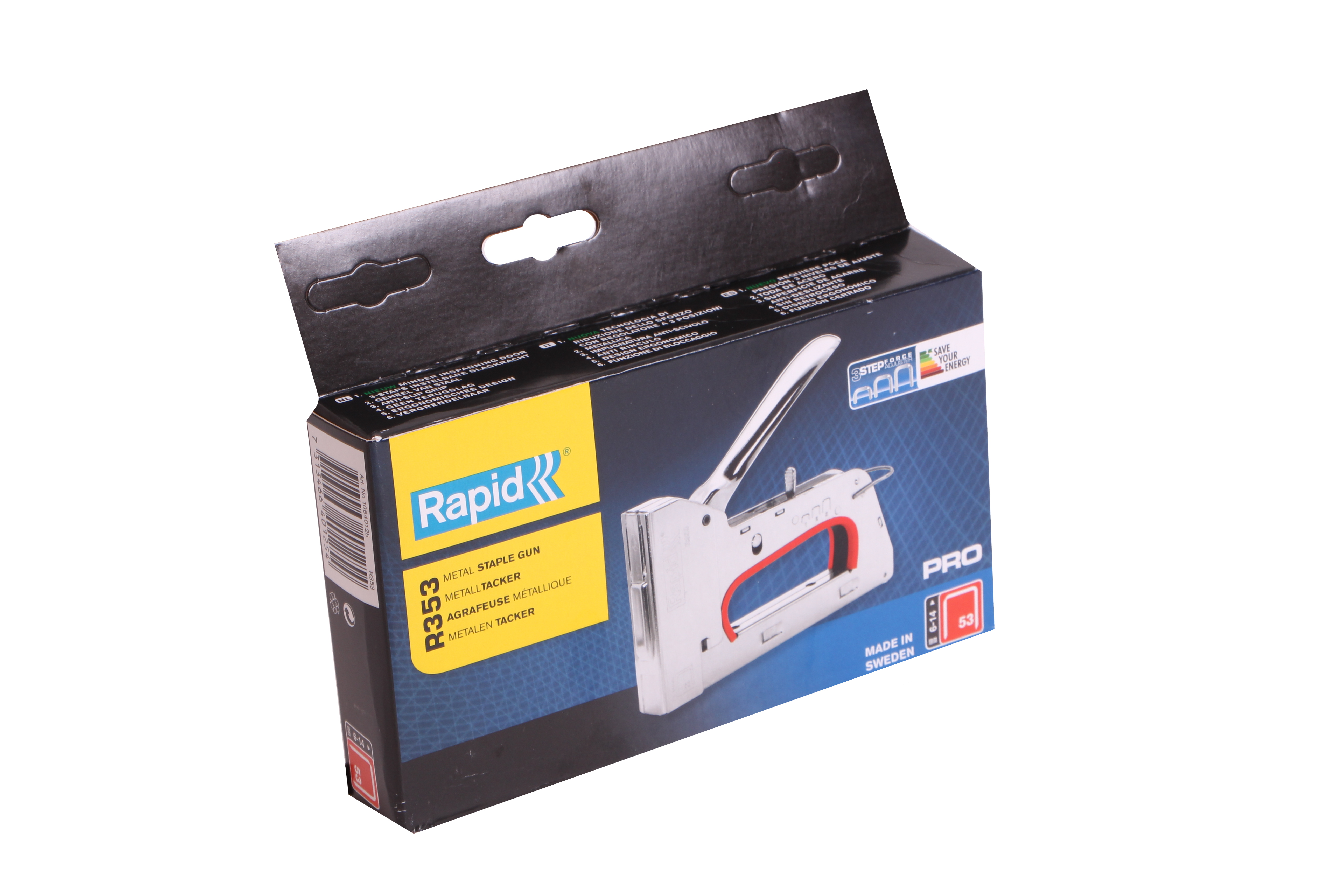 Rapid Metall-Handtacker 353 Ergonomic f. Klammern 6-14mm