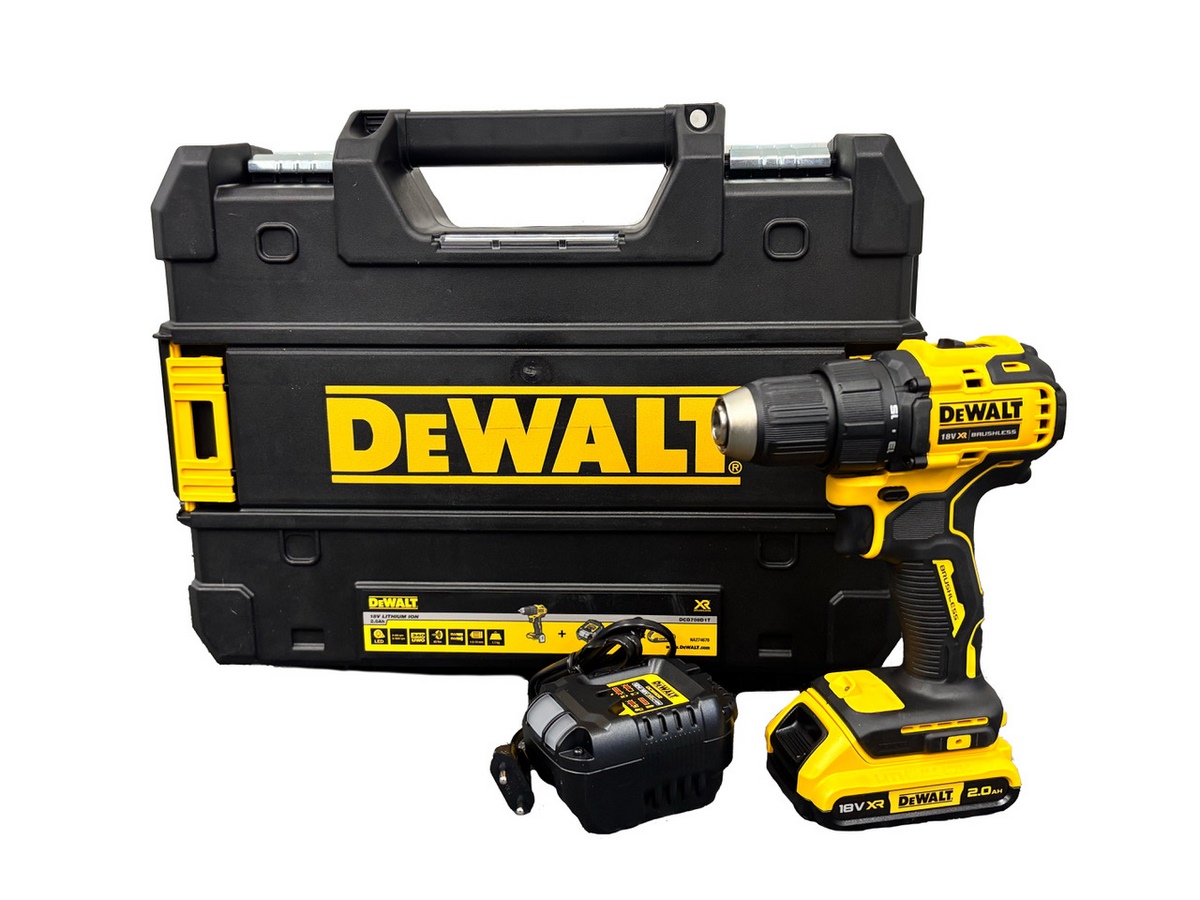 SBD Dewalt cordless screwdriver 18V DCD708D1T-QW incl. 1x battery & charger