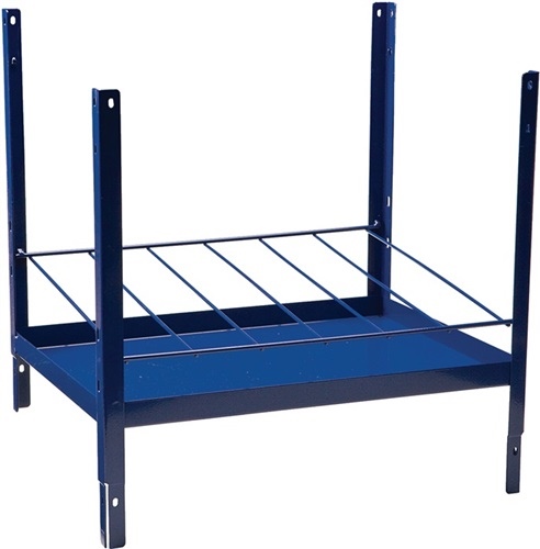 Shelving unit LOGS 170 H520xW540xD390mm blue RAL 5022 6-row for LOGS cartridges