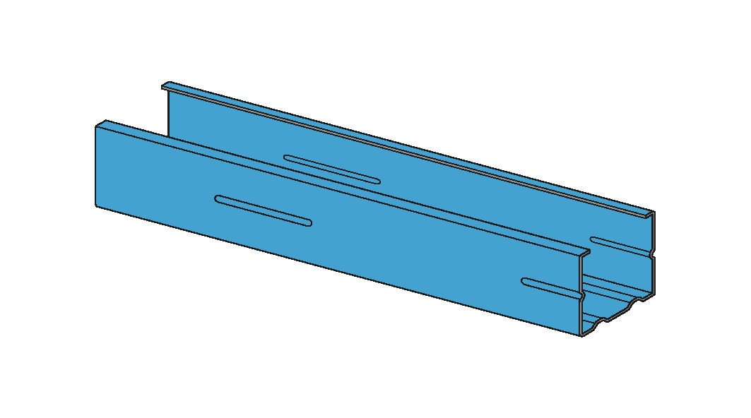 Knauf CW stand C5-M blue 50x50x06mm 3000mm