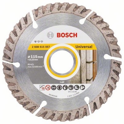 Bosch diamond cutting disc Standard Universal - 115x22.23x2x10mm
