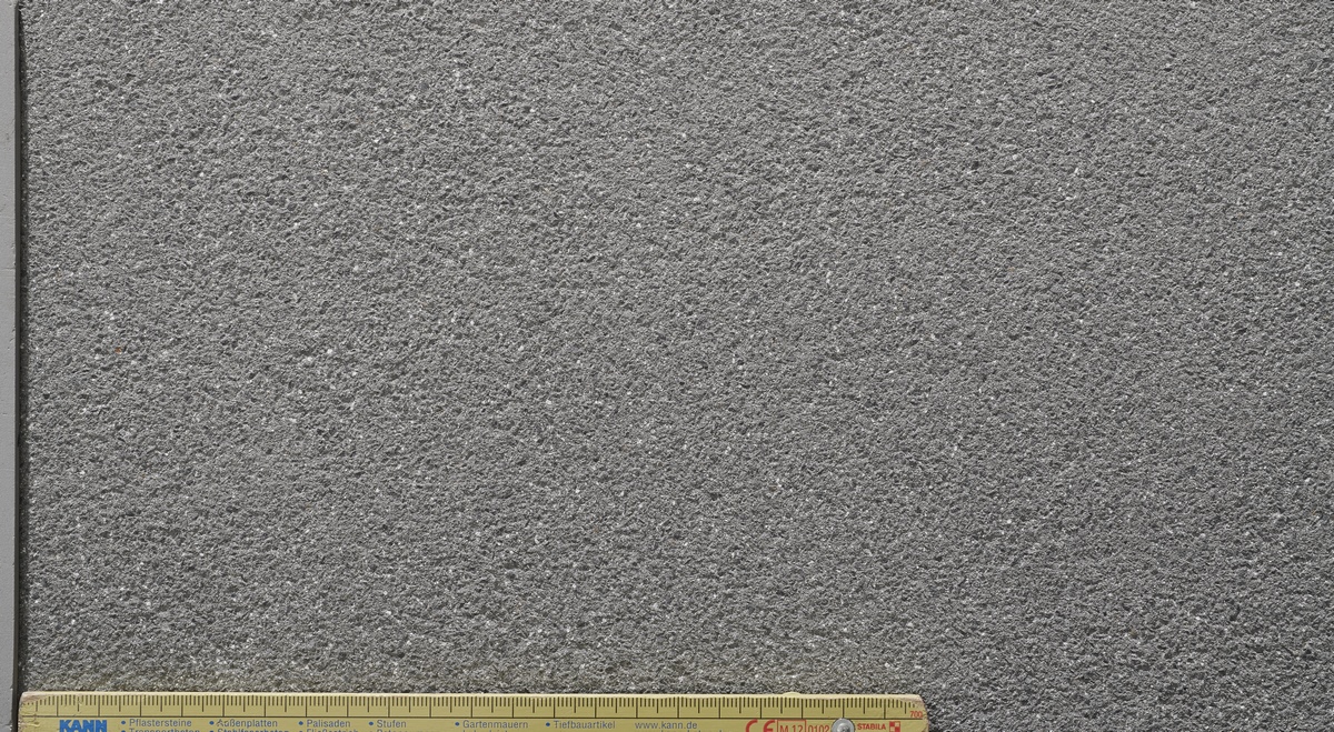 Can Era terrace slab dark grey 40x40x4cm shot-peened