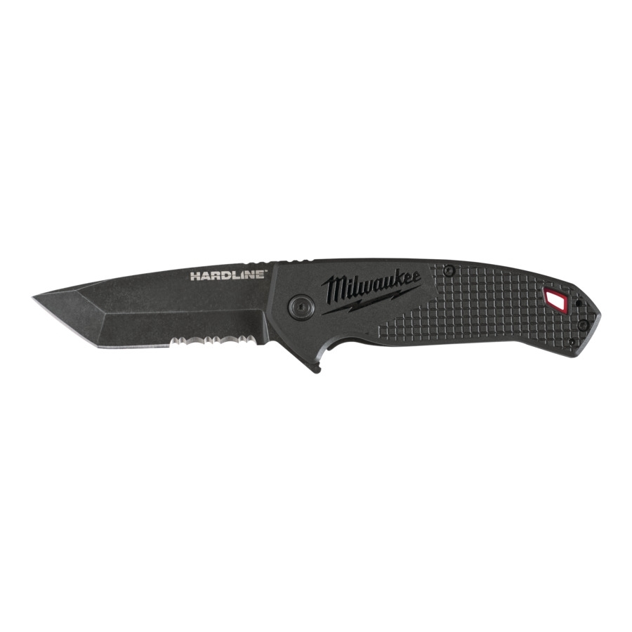Milwaukee premium folding knife part. serrated edge HARDLINE