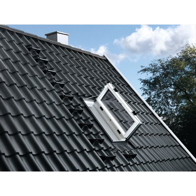 VELUX Residential exit window GXU CK06 0070 Polyurethane THERMO Aluminium 55x118