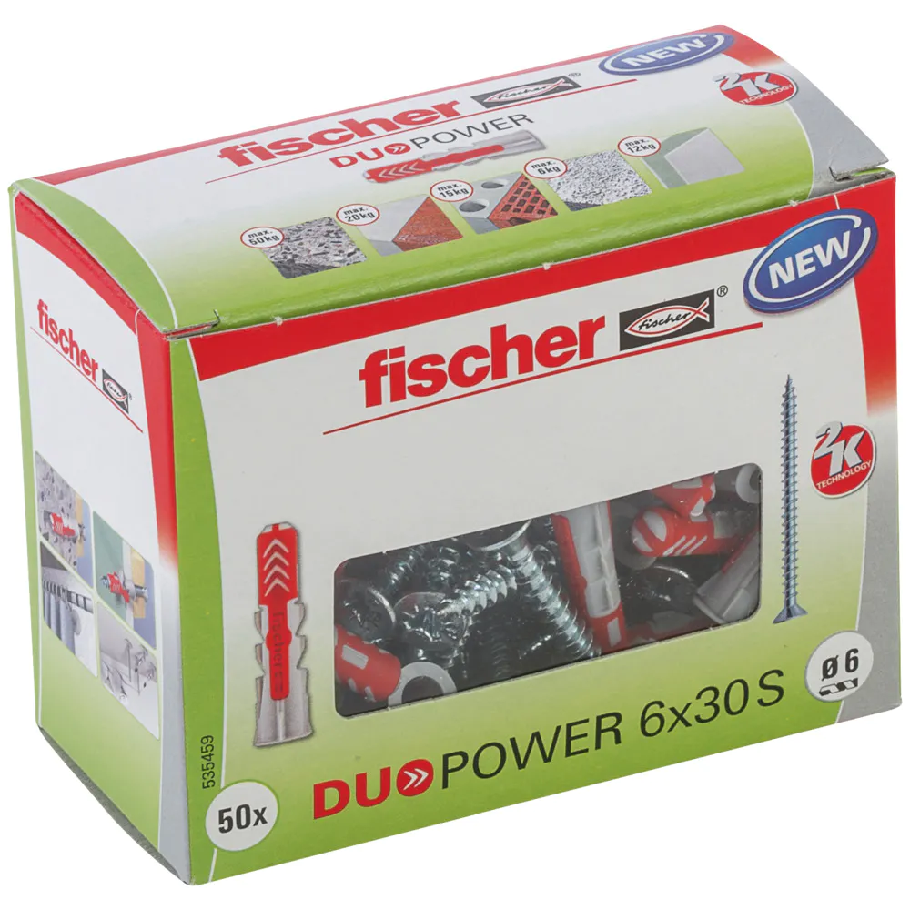 Fischer DUOPOWER 6x30 S LD PU=50